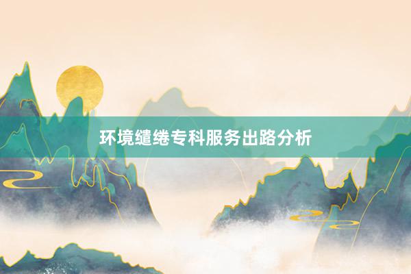 环境缱绻专科服务出路分析